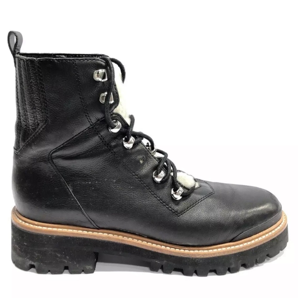 Marc Fisher Women’s MTD Izzie Boot Black Leather 8.5 M